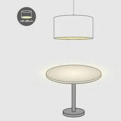 Home Sweet Home Diffusor 35 Cm, Pure White, Geschlossen -Beleuchtung 12 687