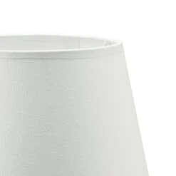 Home Sweet Home Lampenschirm Largo Ø X H: 40 X 22 Cm, Pure White, Stoff, Rund -Beleuchtung 12 705