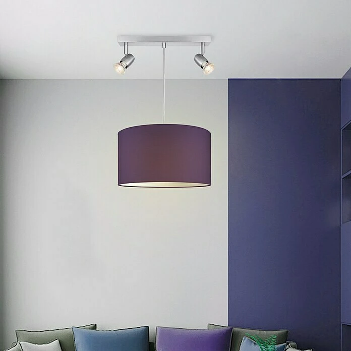 Home Sweet Home Lampenschirm Bling Ø X H: 45 X 23 Cm, Petunie, Baumwolle, Rund 4 Home Sweet Home Lampenschirm Bling Ø X H: 45 X 23 Cm, Petunie, Baumwolle, Rund – Bild 2