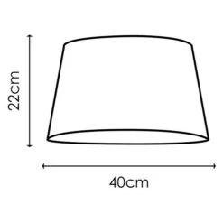 Home Sweet Home Lampenschirm Roseau 40 Cm, Dunkelbraun, Rattan, Rund -Beleuchtung 12 764
