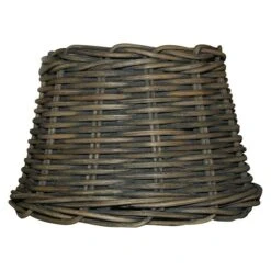 Home Sweet Home Lampenschirm Roseau 20 Cm, Dunkelbraun, Rattan, Oval -Beleuchtung 12 808