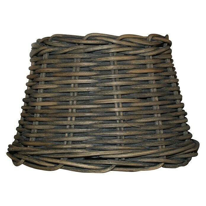 Home Sweet Home Lampenschirm Roseau 20 Cm, Dunkelbraun, Rattan, Oval 4 Home Sweet Home Lampenschirm Roseau 20 Cm, Dunkelbraun, Rattan, Oval – Bild 2