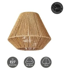 Home Sweet Home Lampenschirm Java L X B X H: 20 X 20 X 18 Cm, E27 -Beleuchtung 12 821