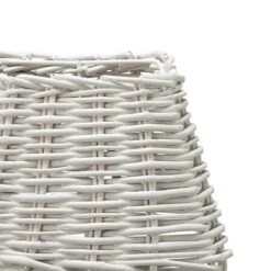 Home Sweet Home Lampenschirm Roseau L X B X H: 20 X 20 X 14 Cm, Weiß, Rattan, Eckig -Beleuchtung 12 828