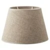 Home Sweet Home Lampenschirm Melrose Ø X H: 24 X 16 Cm, Taupe, Stoff, Oval -Beleuchtung 12 837
