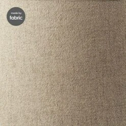 Home Sweet Home Lampenschirm Melrose Ø X H: 24 X 16 Cm, Taupe, Stoff, Oval -Beleuchtung 12 841