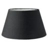 Home Sweet Home Lampenschirm Largo Ø X H: 30 X 17 Cm, Night Black, Stoff, Rund -Beleuchtung 12 849