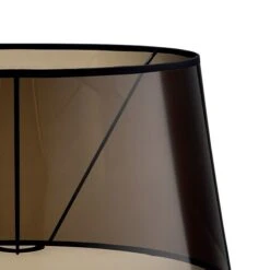 Home Sweet Home Lampenschirm Smoke Ø X H: 20 X 13 Cm, Rauch, Baumwolle, Rund -Beleuchtung 12 859