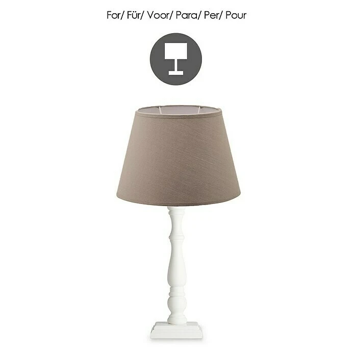 Home Sweet Home Lampenschirm Largo Ø X H: 24 X 16 Cm, Funghi, Stoff, Oval 8 Home Sweet Home Lampenschirm Largo Ø X H: 24 X 16 Cm, Funghi, Stoff, Oval – Bild 6