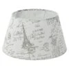 Eglo Lampenschirm 1+1 Vintage Ø X H: 25 X 14 Cm, Grau, Textil -Beleuchtung 12 886