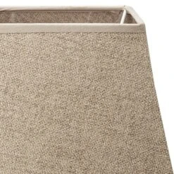 Home Sweet Home Lampenschirm Melrose L X B X H: 20 X 20 X 14 Cm, Taupe, Stoff, Eckig -Beleuchtung 12 898