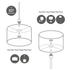 Home Sweet Home Lampenschirm Canvas 20 Cm, Petrol, Baumwolle, Rund 13 Home Sweet Home Lampenschirm Canvas 20 Cm, Petrol, Baumwolle, Rund -Beleuchtung 12 929