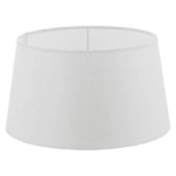 Eglo Lampenschirm 1+1 Vintage Ø X H: 30 X 16,5 Cm, Weiß, Leinen