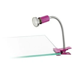 Eglo LED-Klemmleuchte Litos Purple, 3,3 W, Stahl