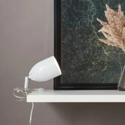 Brilliant LED-Klemmleuchte Leo Weiß