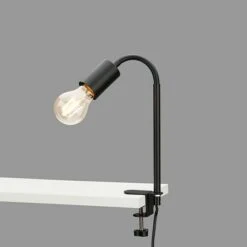 Briloner Klemmleuchte Krampo Schwarz