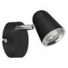 Reality Leuchten LED-Klemmleuchte Toulouse Schwarz, L X B X H: 12 X 9 X 15 Cm, Anzahl Leuchtmittel: 1 Stk.