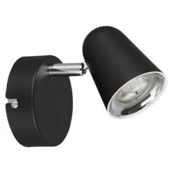 Reality Leuchten LED-Klemmleuchte Toulouse Schwarz, L X B X H: 12 X 9 X 15 Cm, Anzahl Leuchtmittel: 1 Stk.