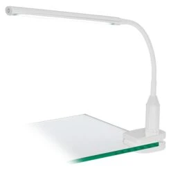 Eglo LED-Klemmleuchte Laroa 4,5 W, Weiß, L X B X H: 45 X 6,5 X 27,5 Cm