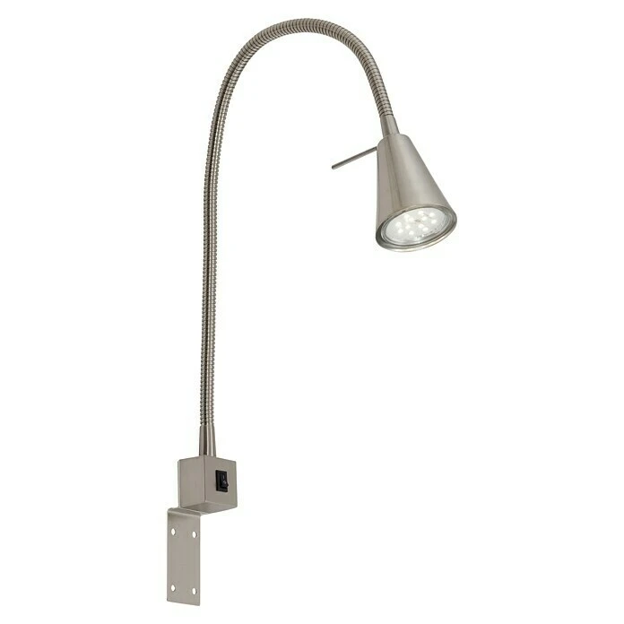 Briloner LED-Wandstrahler Tuso 4 W, Nickel Matt, L X B X H: 5,8 X 21,7 X 40,3 Cm 4 Briloner LED-Wandstrahler Tuso 4 W, Nickel Matt, L X B X H: 5,8 X 21,7 X 40,3 Cm – Bild 2