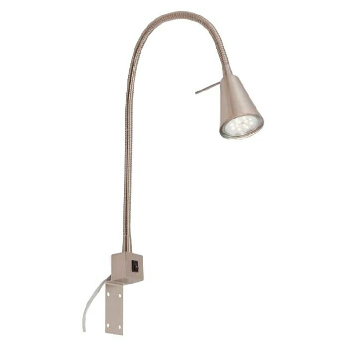 Briloner LED-Wandstrahler Tuso 4 W, Nickel Matt, L X B X H: 5,8 X 21,7 X 40,3 Cm 8 Briloner LED-Wandstrahler Tuso 4 W, Nickel Matt, L X B X H: 5,8 X 21,7 X 40,3 Cm – Bild 6