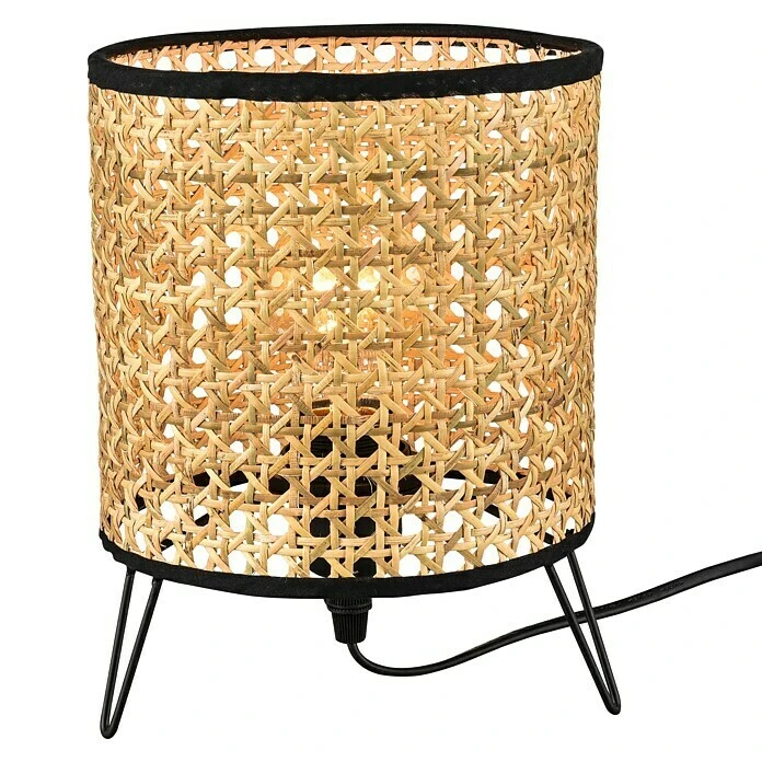 Lavida Tischleuchte Wien 40 W, Natur, Braun, E27 2 Lavida Tischleuchte Wien 40 W, Natur, Braun, E27